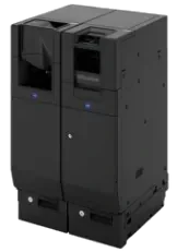 Compatible automatic cash recycler illustrating cash payments with iotill Cash